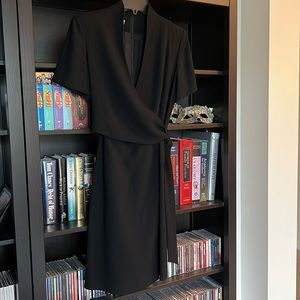 Jones New York Dress Wrap Dress with Front Slit.